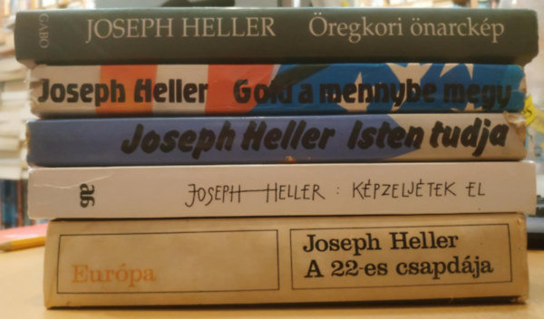 5 db Joseph Heller: regkori narckp + Gold a mennybe megy + Isten tudja + Kpzeljtek el + A 22-es csapdja