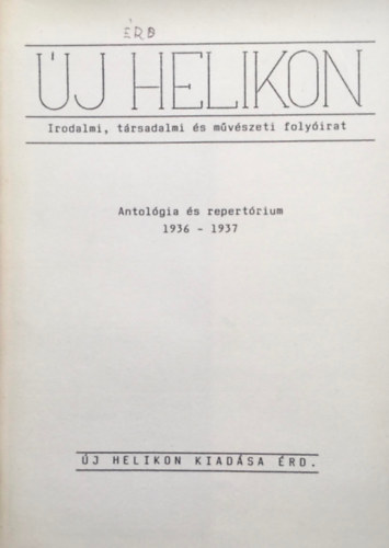 j Helikon - Antolgia s repertrium 1936-1937