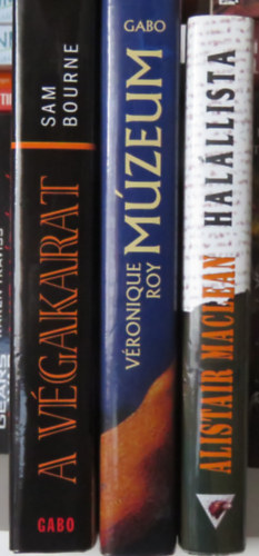 3 db thriller: A vgakarat; Mzeum; Halllista