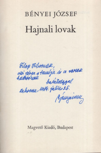 Hajnali lovak - Dediklt