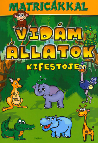 Vidm llatok kifestje matrickkal