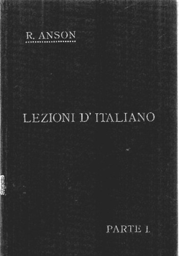 Lezioni d'Italiano I.