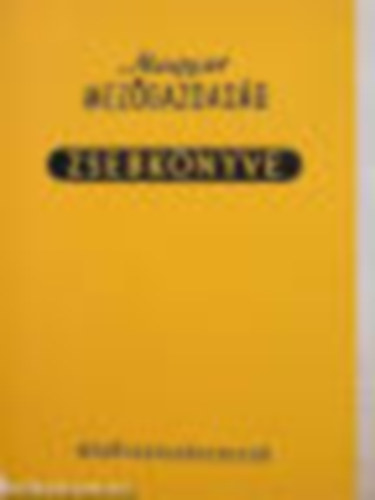 Magyar mez�gazdas�g zsebk�nyve 1966