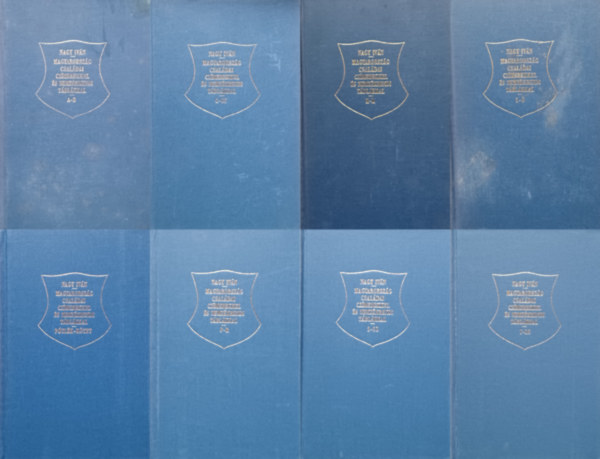 Magyarorsz�g csal�dai cz�merekkel �s nemz�krendi t�bl�kkal I-VIII.