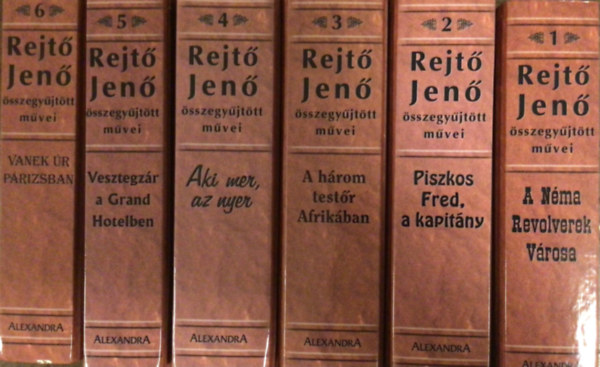 Rejt Jen sszegyjttt mvei 1-6.