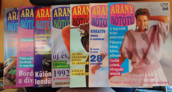 7 db Arany k�t�t� (sz�rv�nysz�mok)