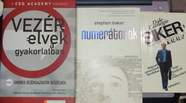 3db vllakozssal, befektetssel, vezetssel kapcsolatos m - Dale Carnegie-Sikerkalauz; Stephen Baker-Numertorok; Dennis Carey s Marie-Caroline von Weichs (szerkesztk)-Vezrelvek a gyakorlatban