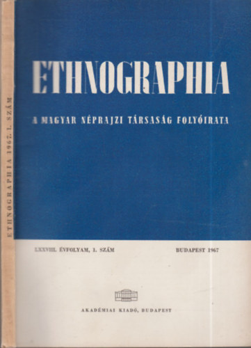 Ethnographia 1967/1.