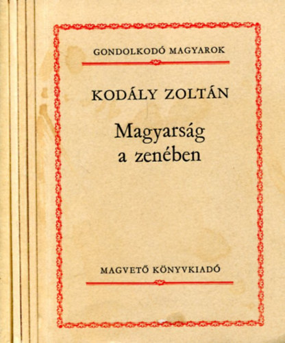 5 db Gondolkod� magyarok k�tet