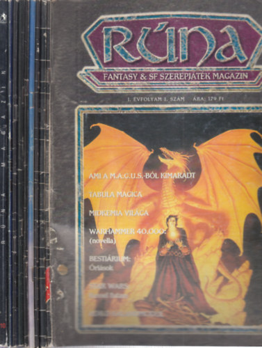 Rna 1994/1-5, 7-10. szmok (I. vfolyam, 9 db. lapszm)