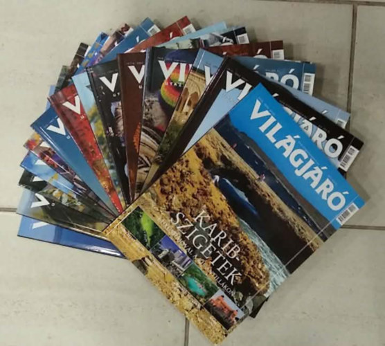 17 db Vil�gj�r� Utaz�si Magazin - sz�rv�nysz�mok - 2004, 2005, 2006