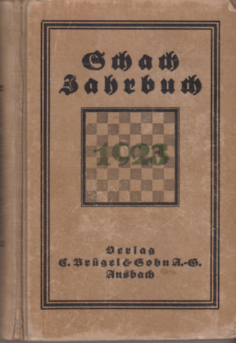 Schachjahrbuch f�r 1923