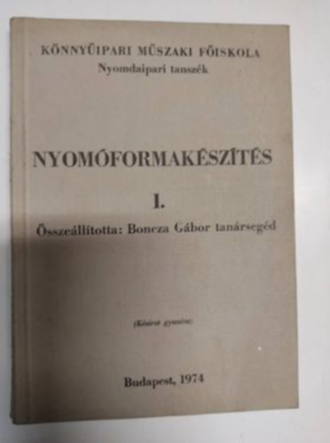 Nyom�formak�sz�t�s I. - K�zirat