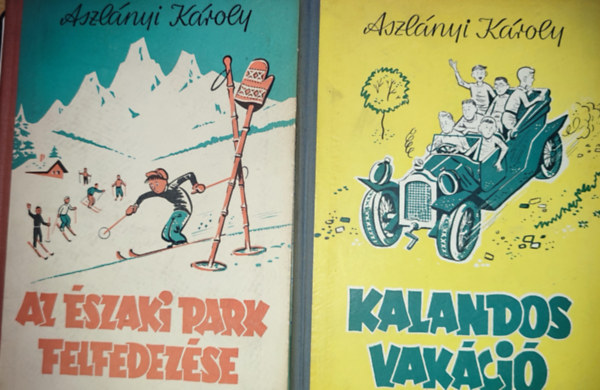 2db Aszlnyi Kroly regny - Az szaki park felfedezse, Kalandos vakci