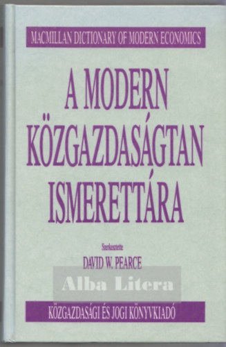 A modern kzgazdasgtan ismerettra