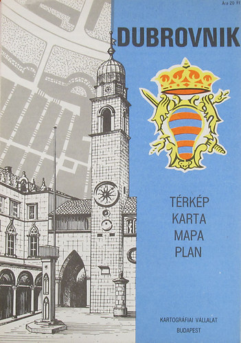 Dubrovnik trkp / Karta / Mapa / Plan