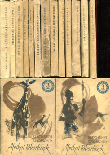 T�bb szerz� - 15 db Olcs� K�nyvt�r k�tet:Passuth, Sz�chenyi, Steinbeck stb....