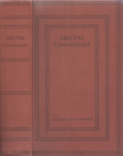 Cancionale azaz histris nekesknyv (Bibliotheca Hungarica Antiqua V.) (reprint)