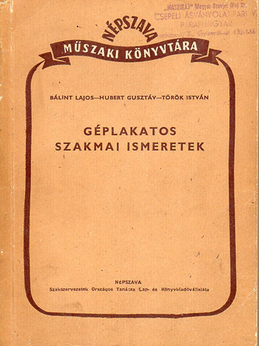 G�plakatos szakmai ismeretek