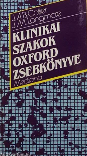 Klinikai Szakok Oxford Zsebk�nyve