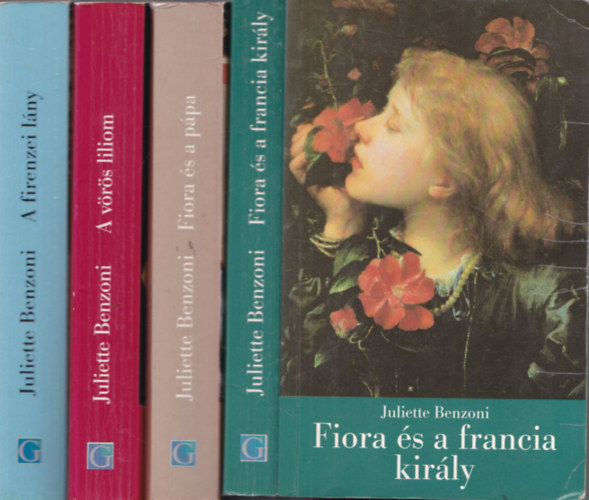 4 db. kortrs trtnelmi regny (A firenzei lny + A vrs liliom + Fiora s a ppa + Fiora s a francia kirly)