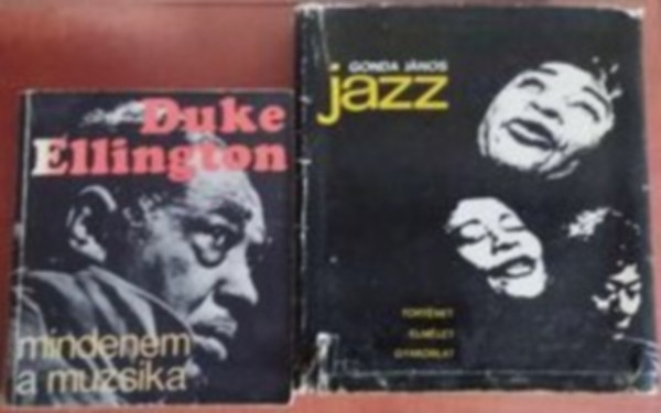 Gonda Duke Ellington - 2db Jazz knyv:Mindenem a muzsika+Jazz