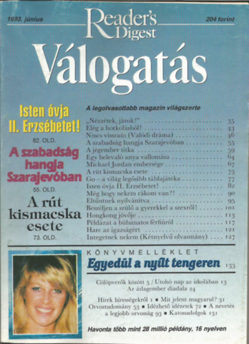 Reader's Digest Vlogats 1993. jnius