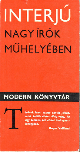 Interj� - Nagy �r�k m�hely�ben I. (Modern k�nyvt�r)