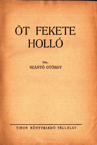 t fekete holl