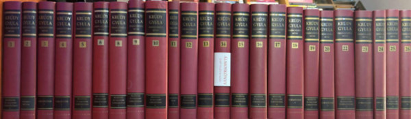 Kr�dy Gyula �sszegy�jt�tt m�vei 1-26.