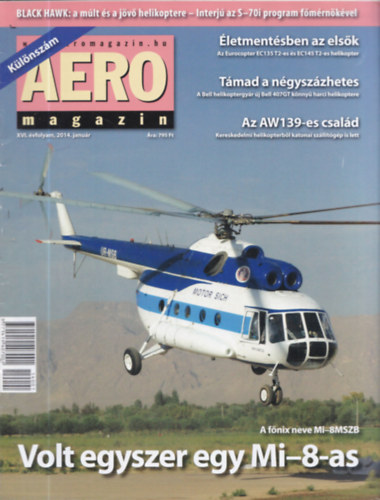 4 db Aero magazin szrvnyszm: 2014/januri klnszm + 2014/februr + 2014/mjus + 2014/oktber