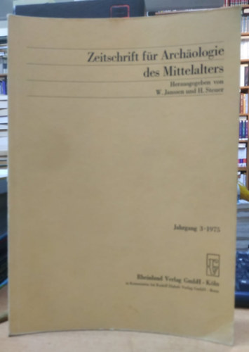 Zeitschrift fr Archologie des Mittelalters - Jahrgang 3-1975