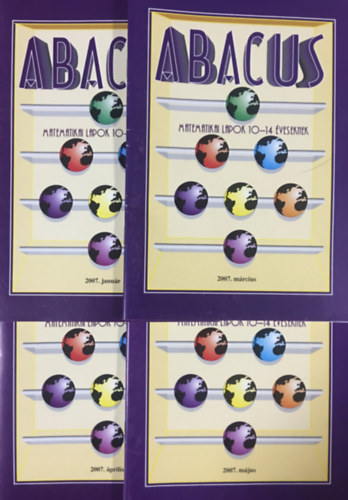 Abacus - matematikai lapok 10-14 éveseknek (2007. 01, 03 ,04 ,05) (4 lapszám)