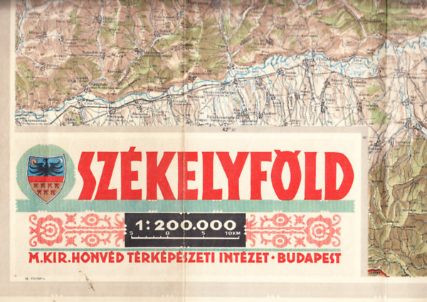 Szkelyfld trkp (1 : 200000)- nem reprint