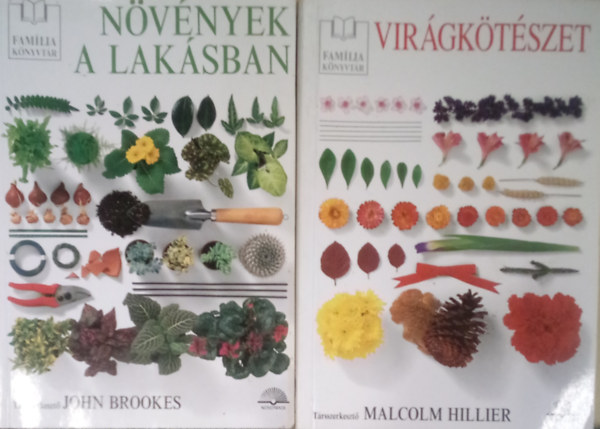 2 db. Famlia Knyvtr ktet: Nvnyek a laksban + Virgktszet