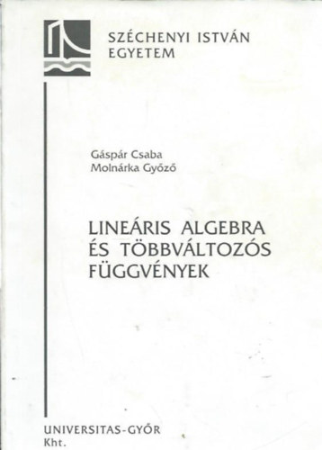 Lineris algebra s tbbvltozs fggvnyek