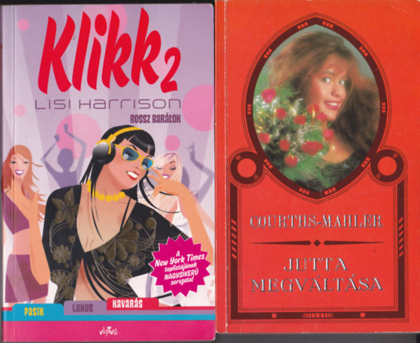 2 db ifjsgi-szrakoztat-romantikus: Courths-Mahler:Jutta megvltsa + Lisi Harrison:Klikk2