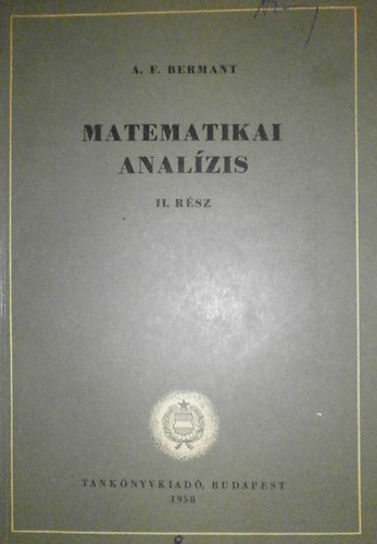 Matematikai analzis II.