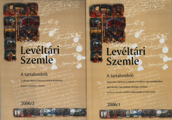 Levltri Szemle 2006/1-4. szm. - (teljes vfolyam.)