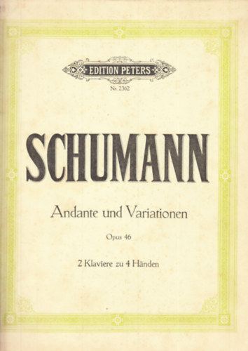 Schumann Andante und Variationen Opus 46