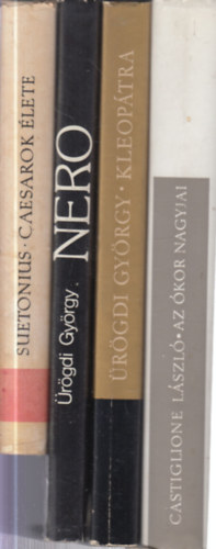 4 db.: Caesarok lete + Nero + Kleoptra + Az kor nagyjai