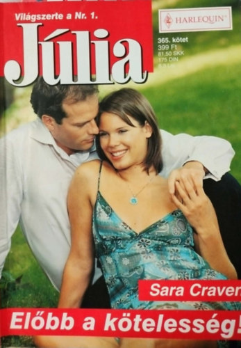 J�lia 365. k�tet - Sara Craven - El�bb a k�teless�g
