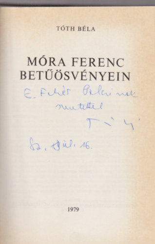 M�ra Ferenc bet��sv�nyein