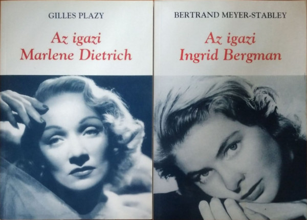 Az igazi Ingrid Bergman + Az igazi Marlene Dietrich (2 k�tet)