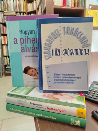 Reader's Digest knyvcsomag, 5 db. letmd.  Hzi gygymdok+Hogyan rhet el a pihentet alvs+Saltk s ntetek+Fogykra knyelmesen s hatkonyan+A fjdalomcsillapts enciklodija