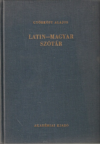 Latin-magyar kzisztr