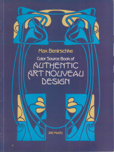 Color source book of authentic art nouveau design