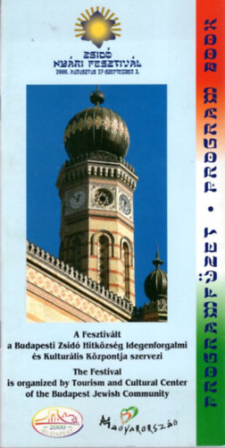 Zsid Nyri Fesztivl 2000. augusztus 27-szeptember 3. - Programfzet