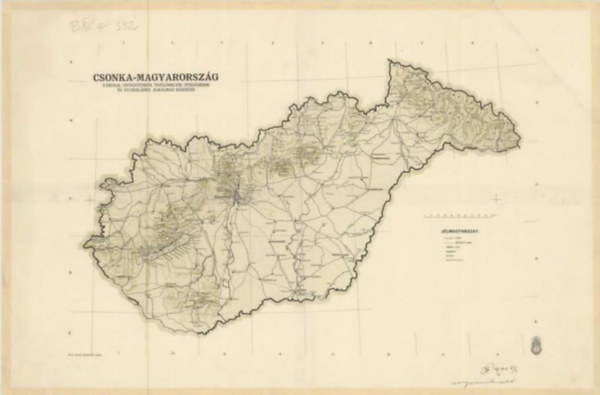 Csonka Magyarorsz�g v�rosai, gy�gyf�rd�i, �d�l�helyei, f�rd�z�sre �s nyaral�sra alkalmas k�zs�gei - t�rk�p