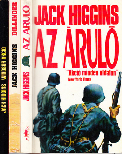 Jack Higgins - 3 db. Jack Higgins krimi (Az rul + Dillinger + Windsor akci)